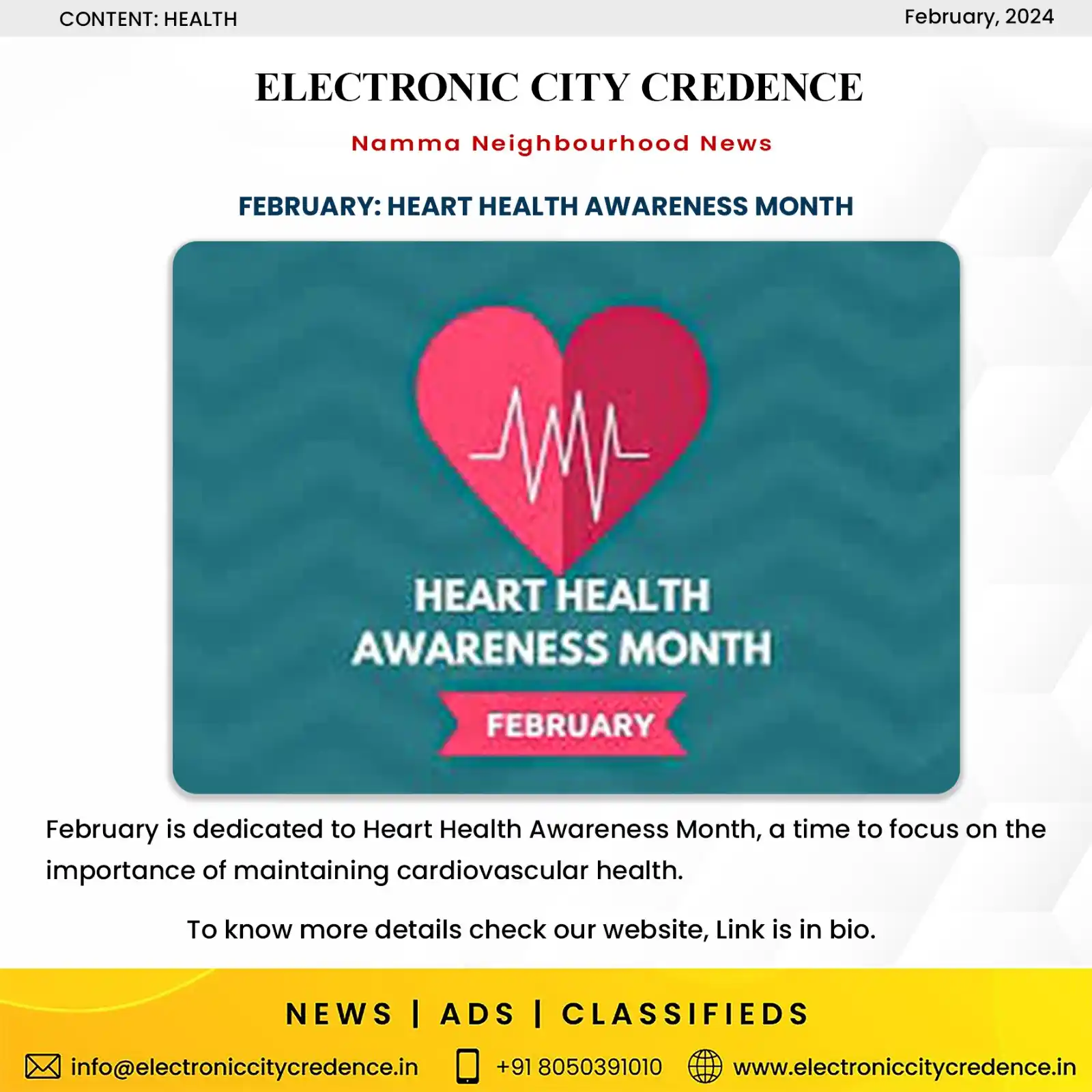 Electronic City Credence post