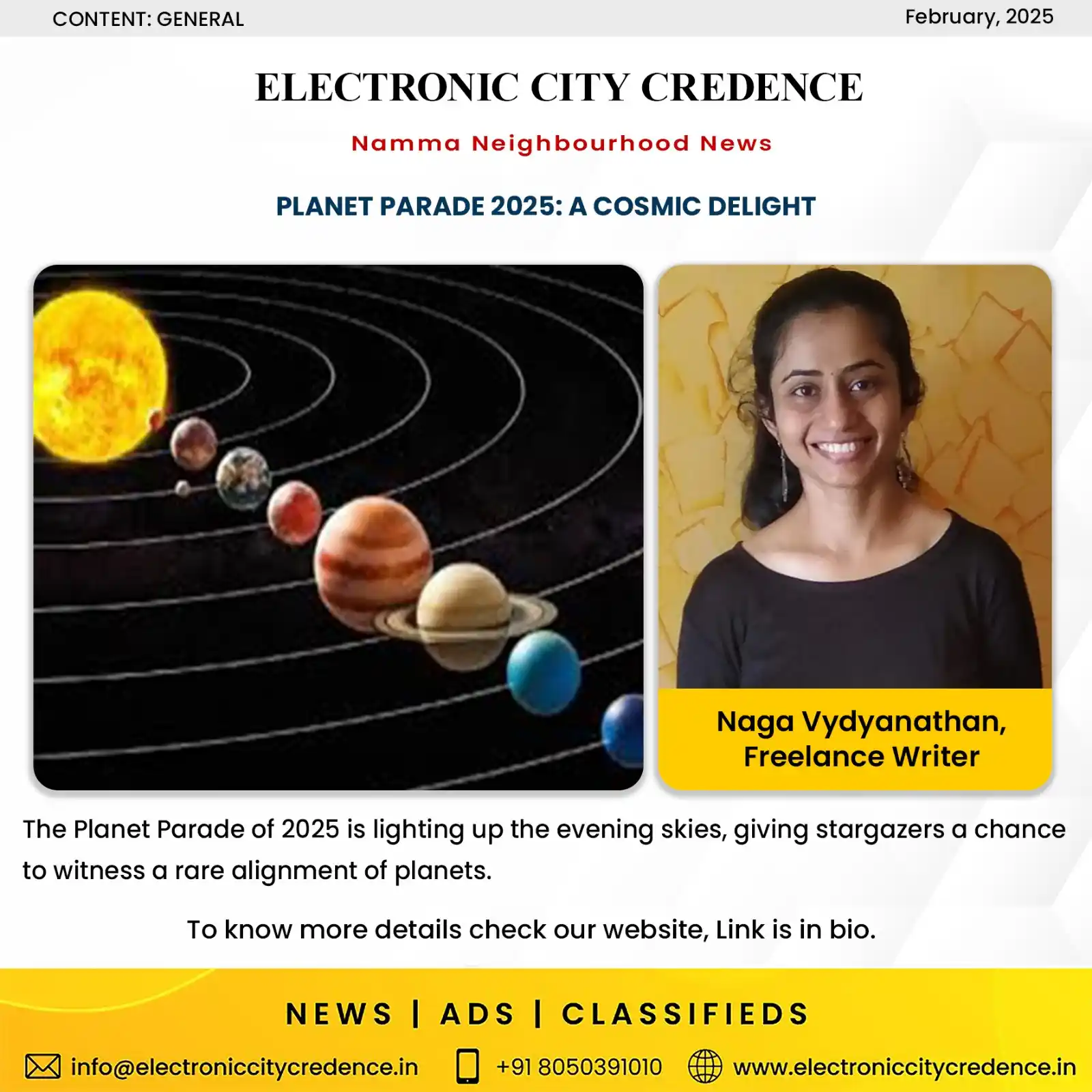 Electronic City Credence post