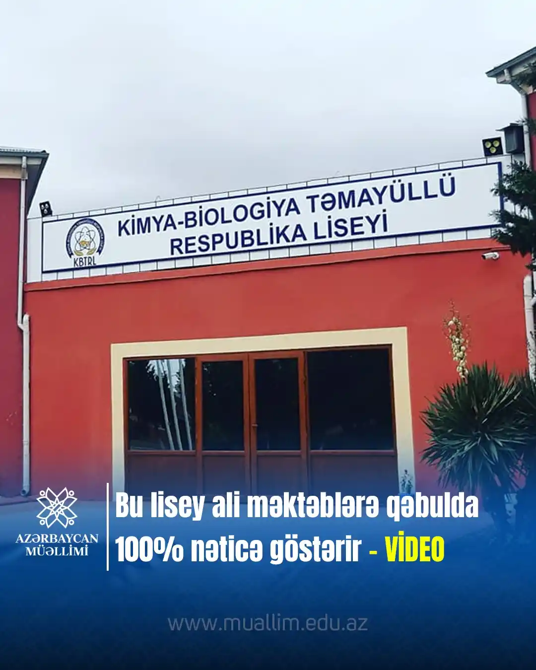 Image from Elm və təhsil media: Gələcəyin kimyaçılarının, həkimlərinin, bioloqlarının yetişdiyi Şəki ş...