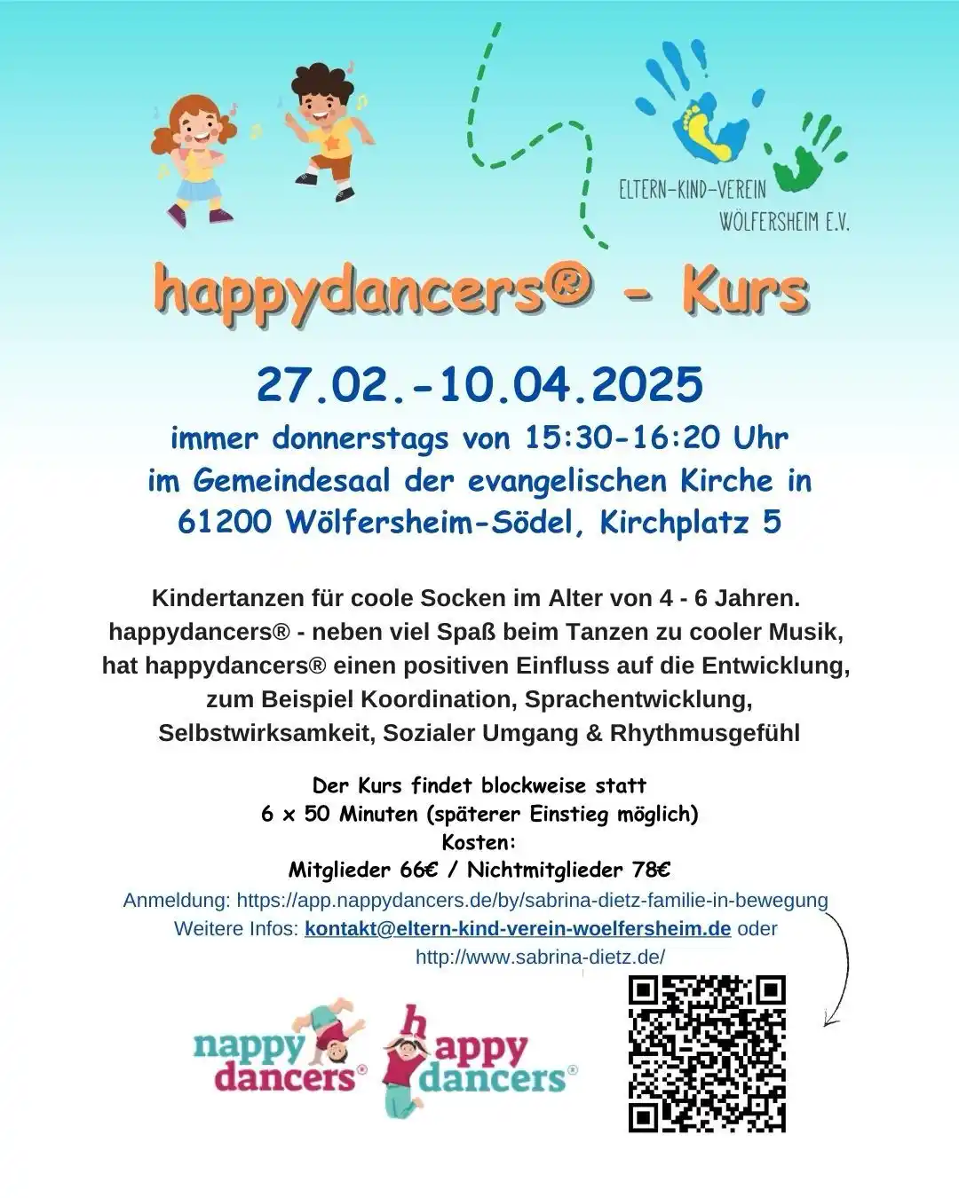 Image from Eltern-Kind-Verein Wölfersheim e.V.: Freie Plätze Kindertanzen für coole Socken im Alter von 4 - 6 Jahren....