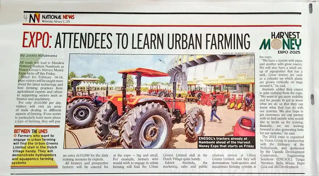 Image from 🚜ENGINEERING SOLUTIONS LTD (ENGSOL) UPDATES: 📰 In today’s @newvisionwire Grab yourself copy & find out how you ca...
