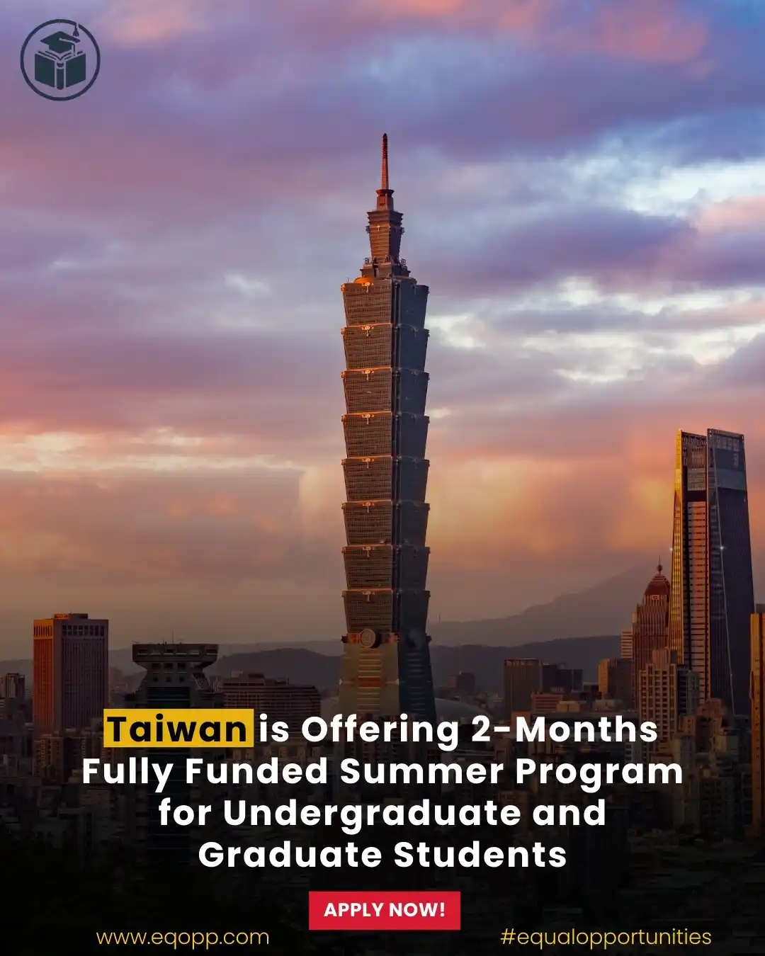 Image from Equal Opportunities: National Tsing Hua University Summer Program 2025 | Taiwan Apply Here...