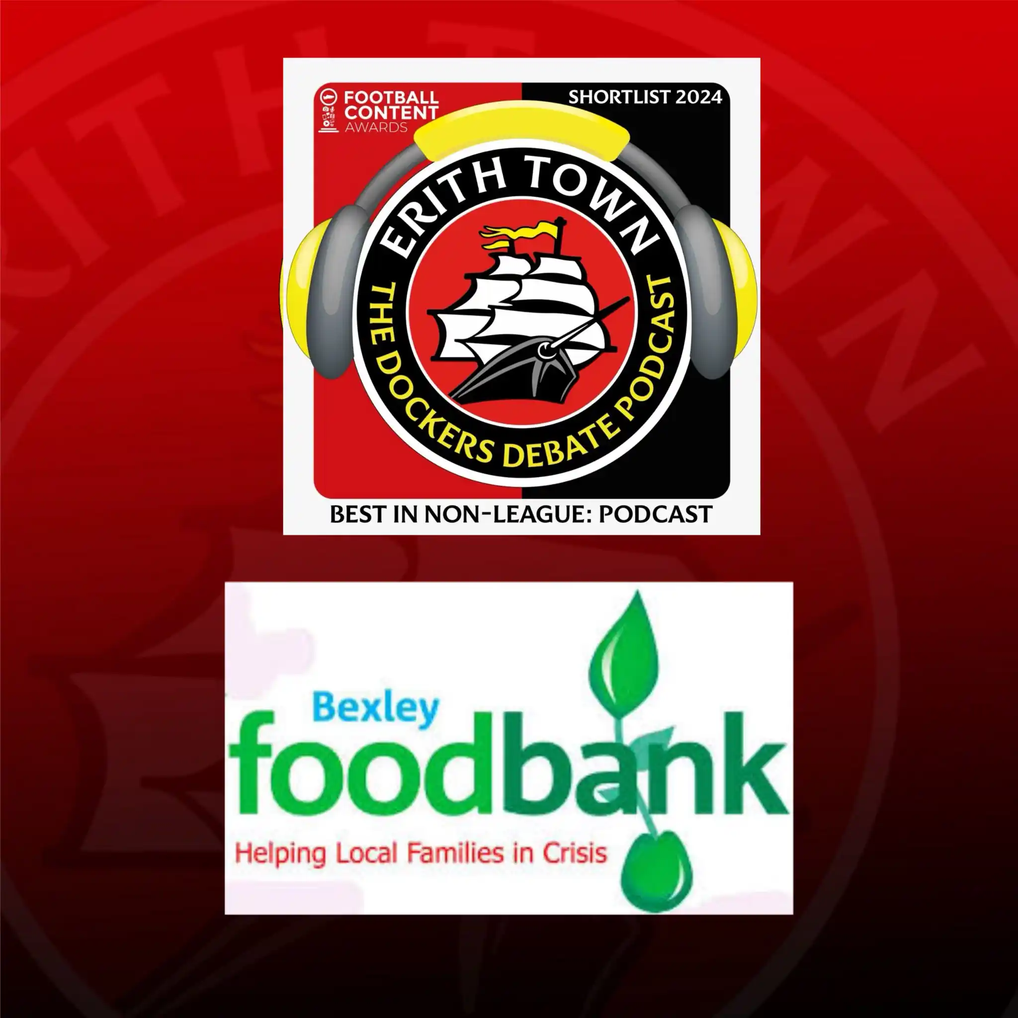 Image from Erith Town FC: 🥫 | BEXLEY FOODBANK DONATION Thanks to your downloads, a further £2️...