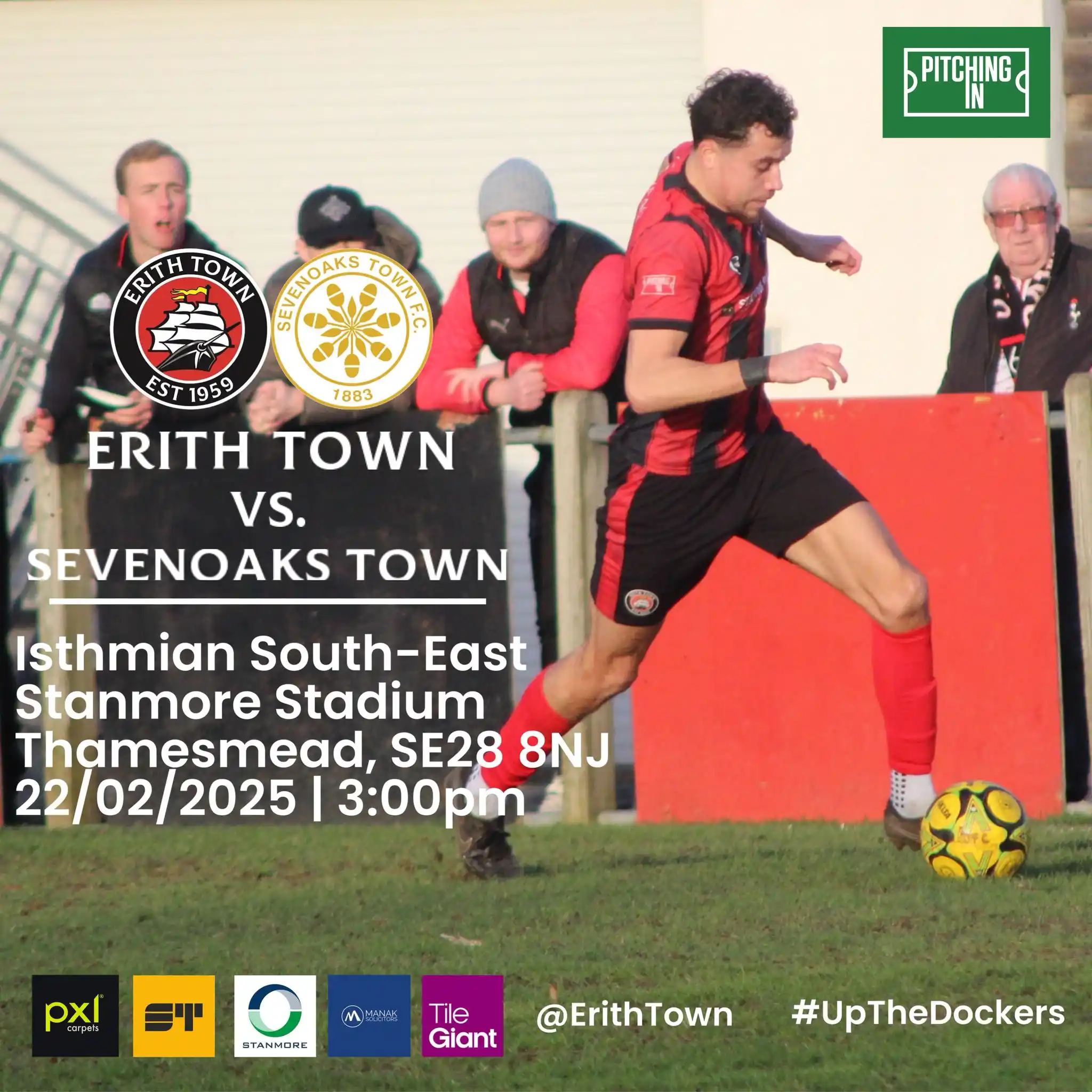 Image from Erith Town FC: 👀 | STAYING FOCUSED Just over 24 hours to go now until this weekend’...