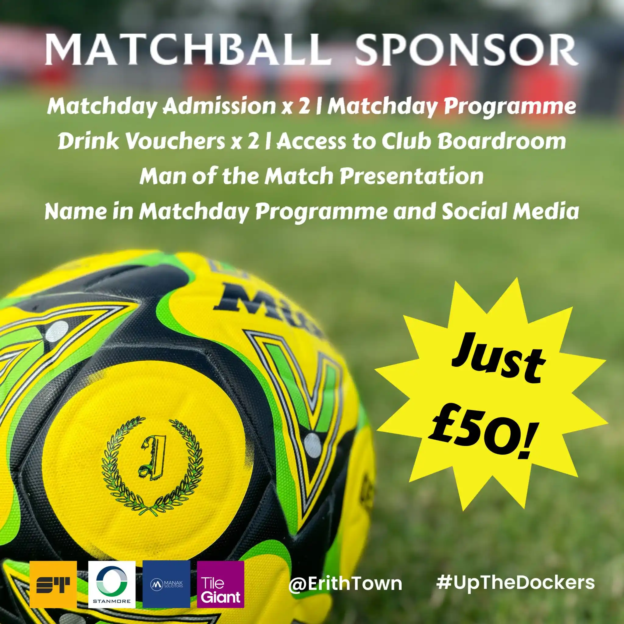 Erith Town FC post