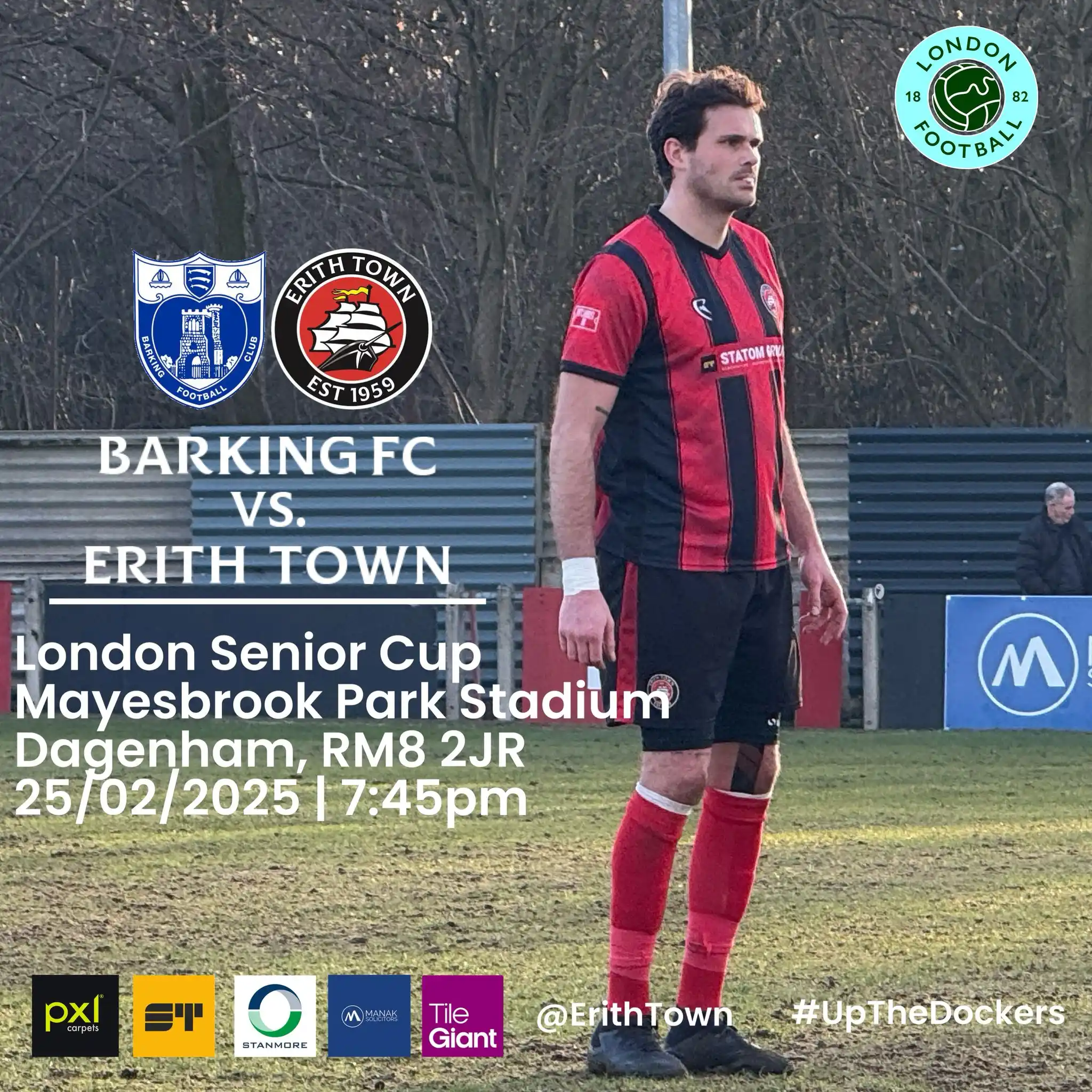Image from Erith Town FC: 🏆 | NEXT UP  After yesterday’s Isthmian League game, our attention no...