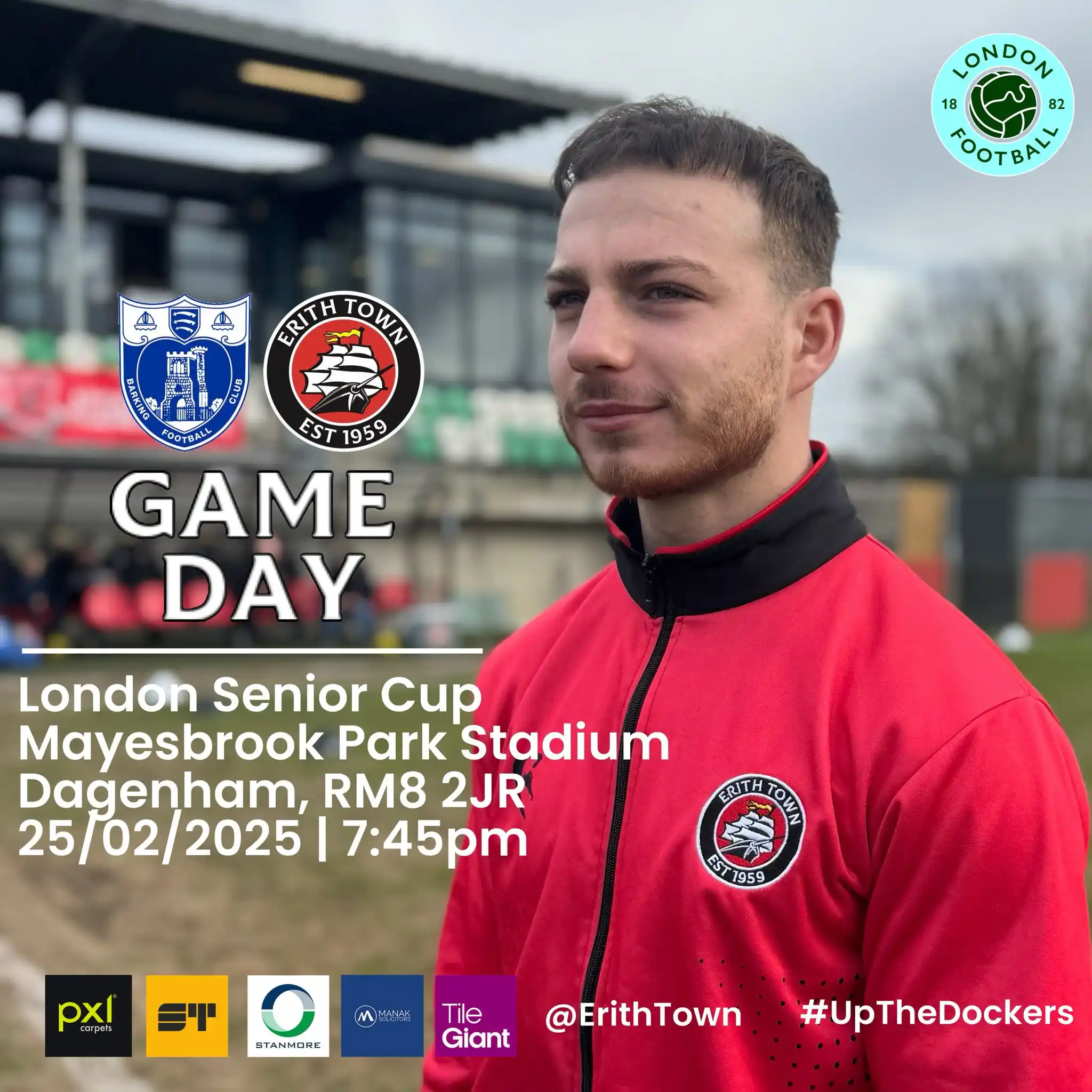 Image from Erith Town FC: 🐶 | GAME DAY It’s Tuesday, you know what that means? We make the sh...