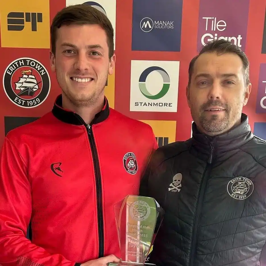 Image from Erith Town FC: 🏆 | PLAYER OF THE MONTH Player of the Month for January, it had to b...