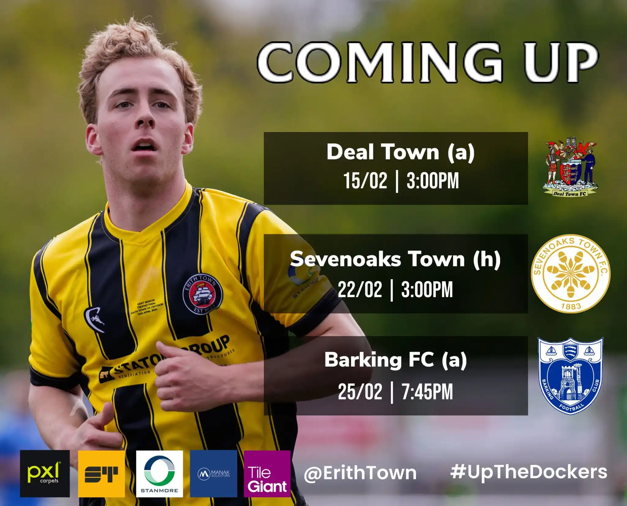 Image from Erith Town FC: 🗓️ | COMING UP It’s a big few days for <a class="text-blue-500 hover...