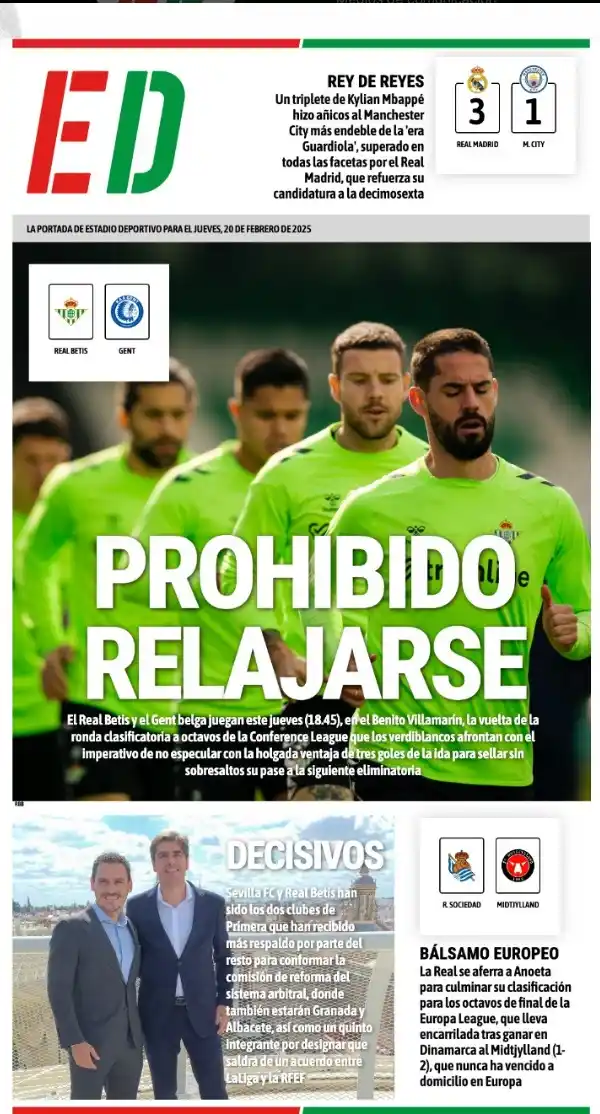 Estadio Deportivo post