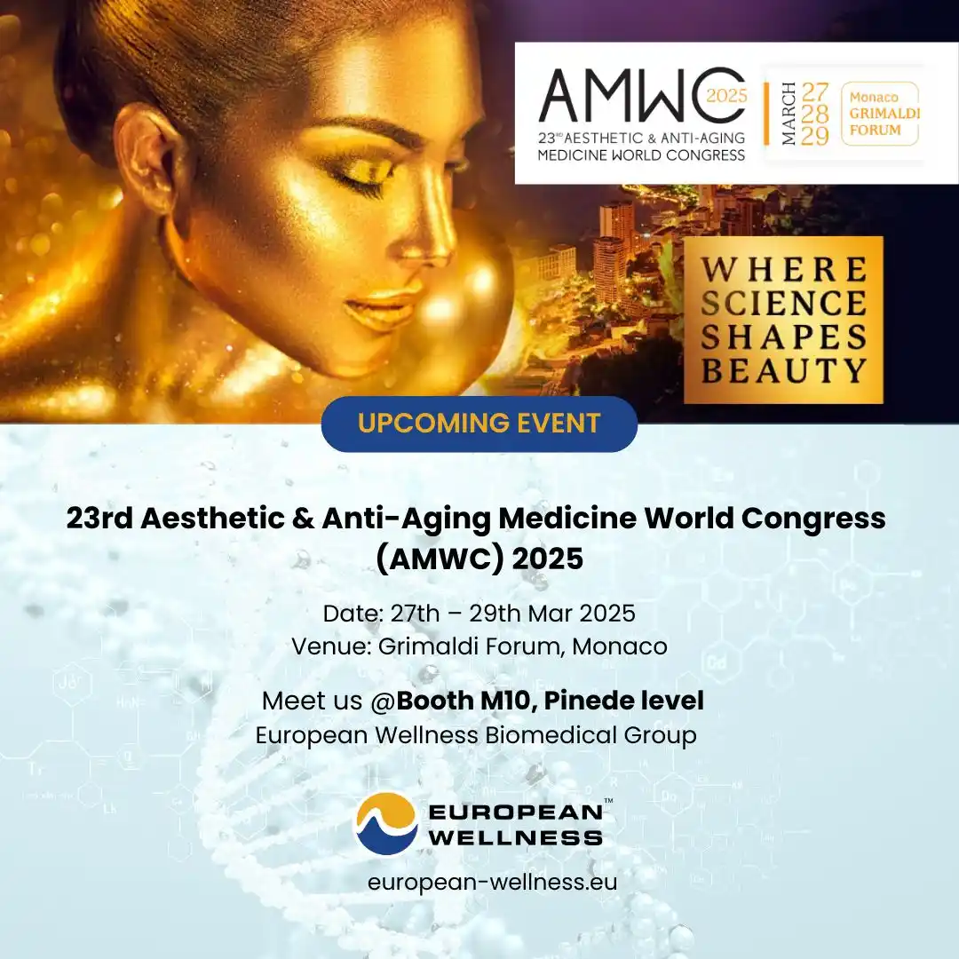 Image from European Wellness: *Upcoming Event: AMWC 2025 in Monaco! ✨*  We're proud to announce that...