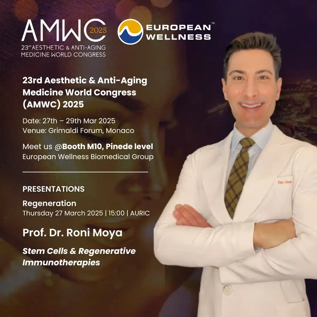 Image from European Wellness: *Upcoming Event: AMWC 2025 in Monaco! ✨*  We're proud to announce that...