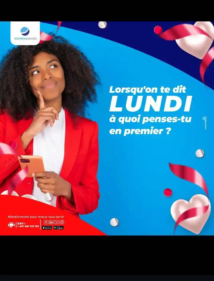 Image from Express Union Finance SA: Bonjour et bon début de semaine à vous🥰 <a class="text-blue-500 hover...