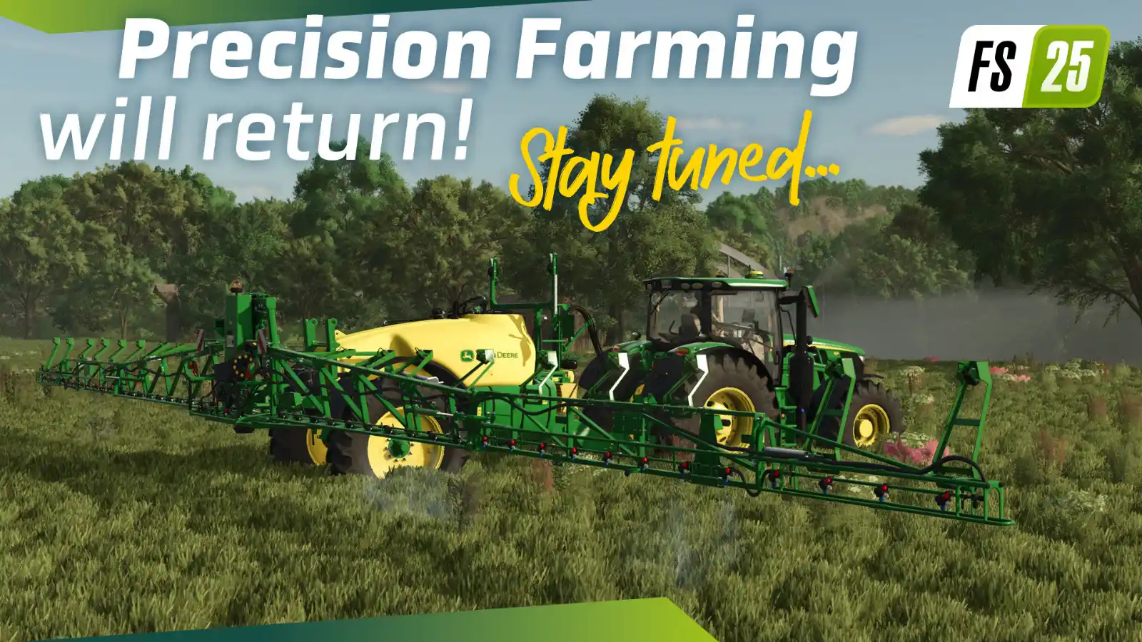 Image from Farming Simulator: 🚜 Precision Farming returns in FS25! Smart farming tech makes your vi...