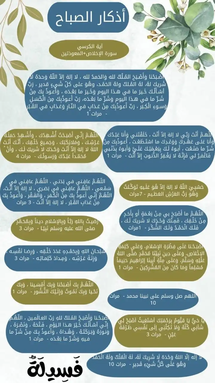 فَسِيـلَةٌ 💚🌱 post