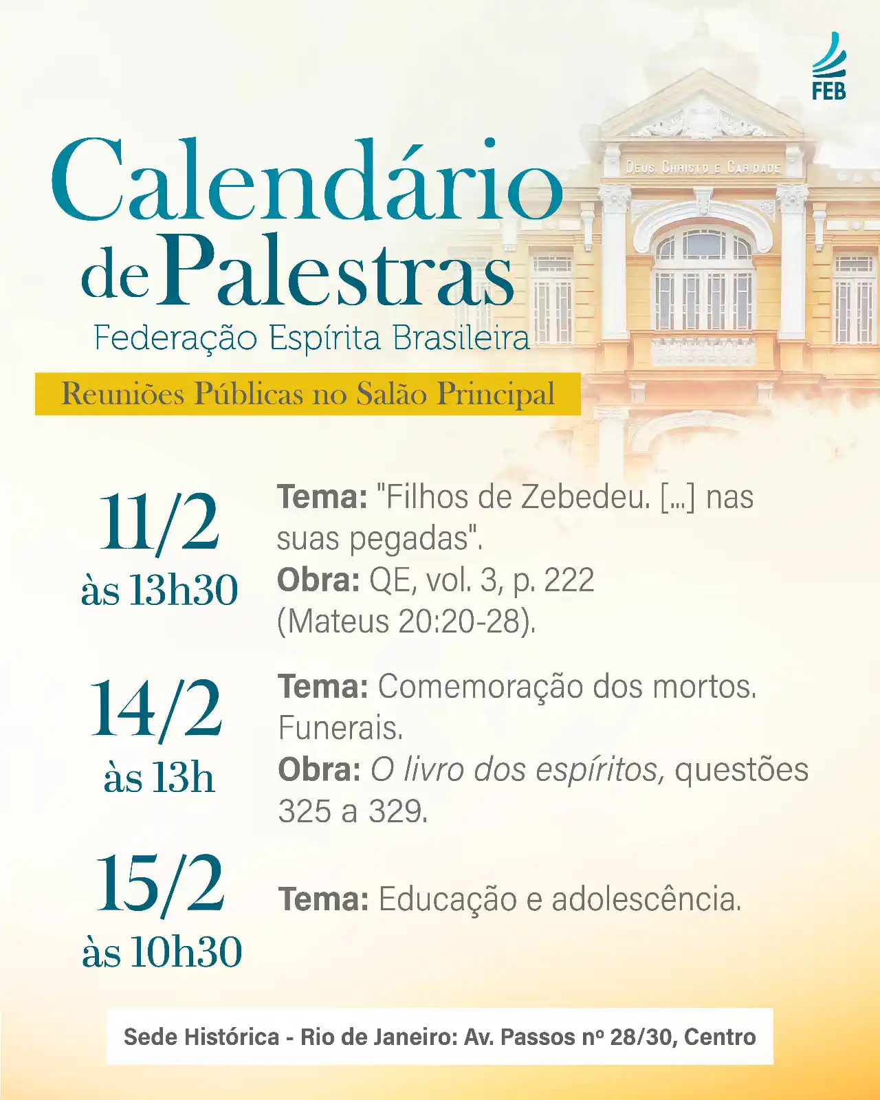 Federação Espírita Brasileira post