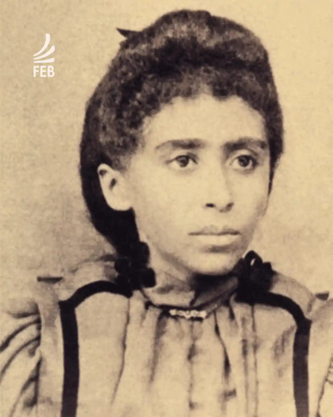Image from Federação Espírita Brasileira: Auta de Souza viveu apenas 24 anos, mas seus escritos são reconhecidos...