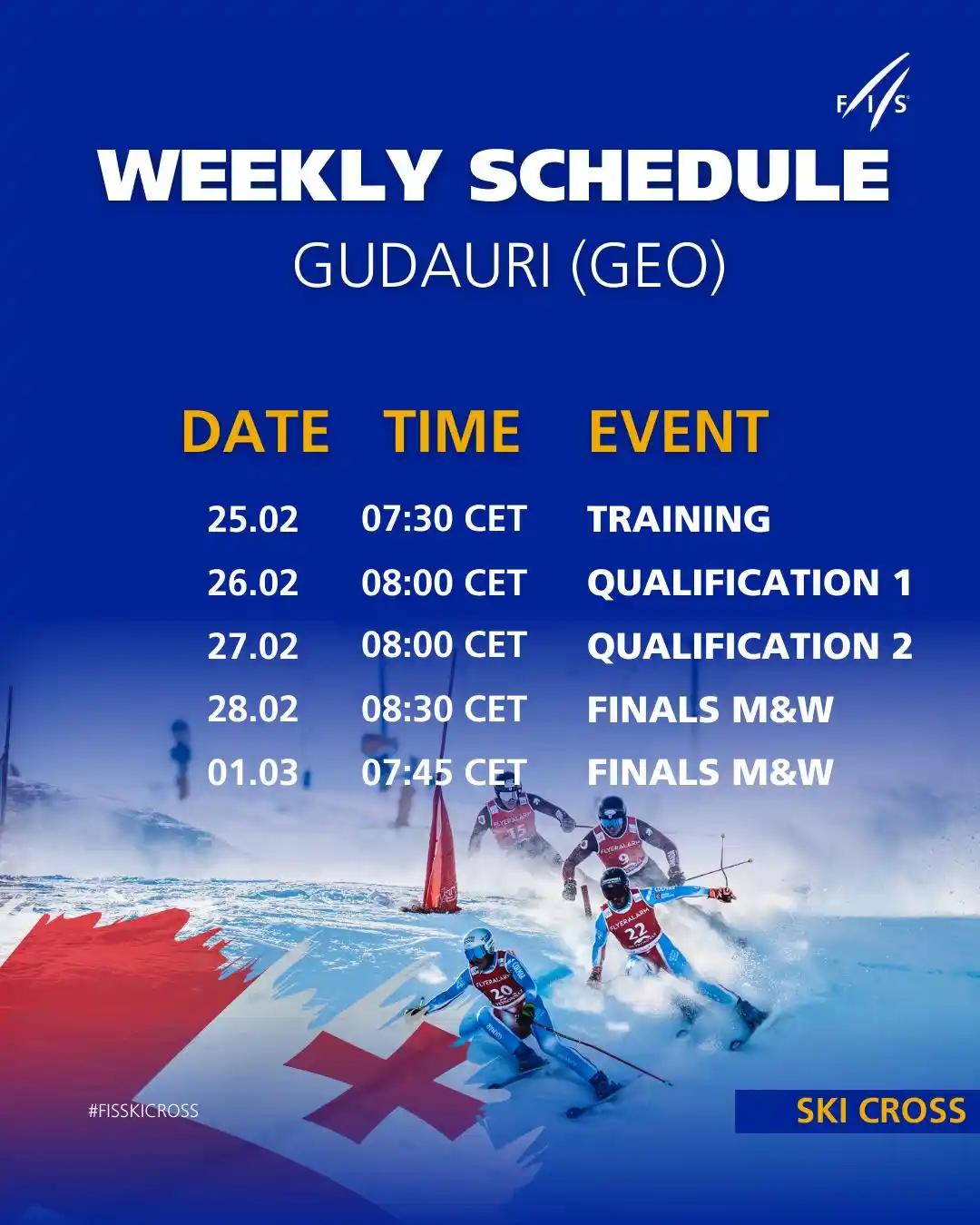 FIS Ski Cross World Cup  post