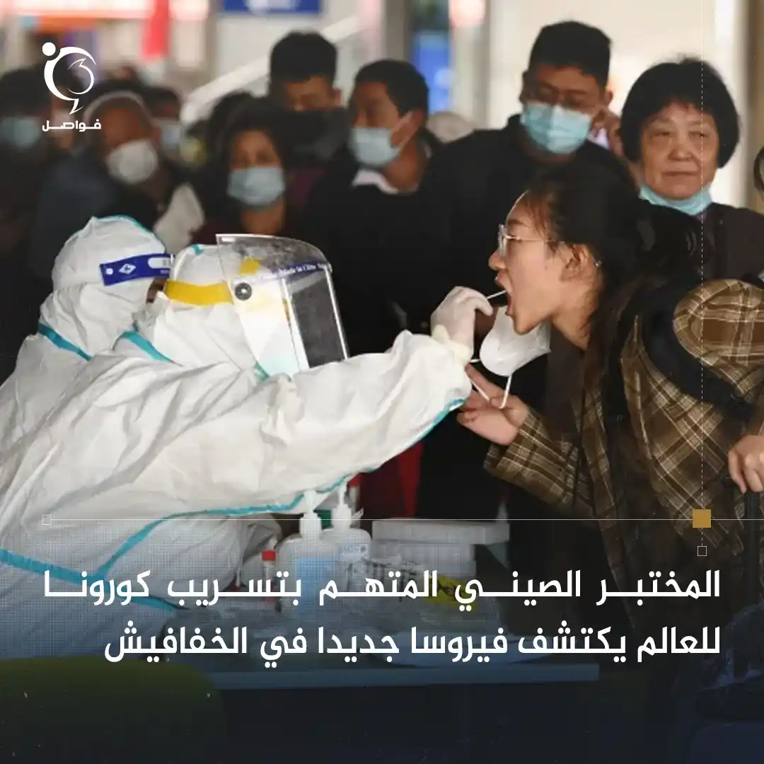 Image from فواصل - Fawaselmedia: مختبر ووهان الصيني لأبحاث الفيروسات يكتشف فيروسا جديدا في الخفافيش، و...