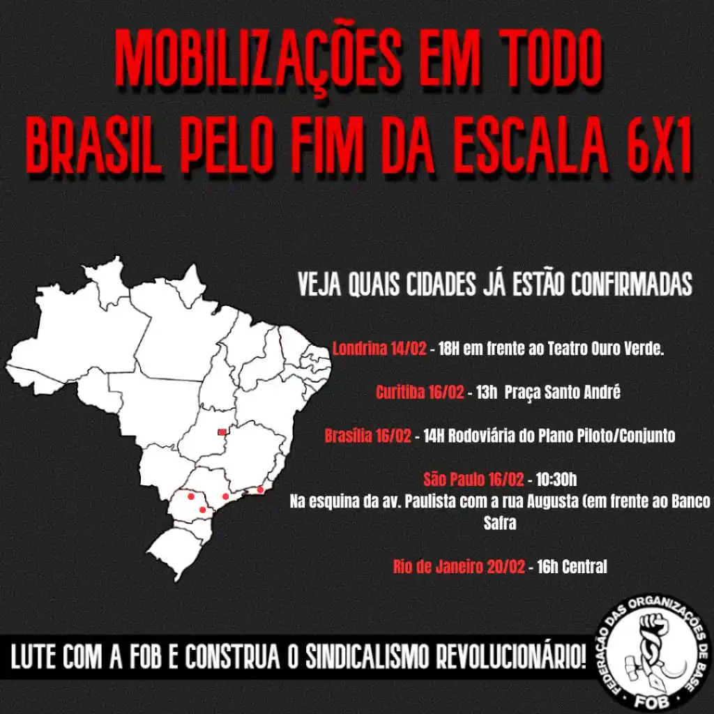 Image from FOB: MANIFESTAÇÕES E ATIVIDADES PELO <a class="text-blue-500 hover:underlin...