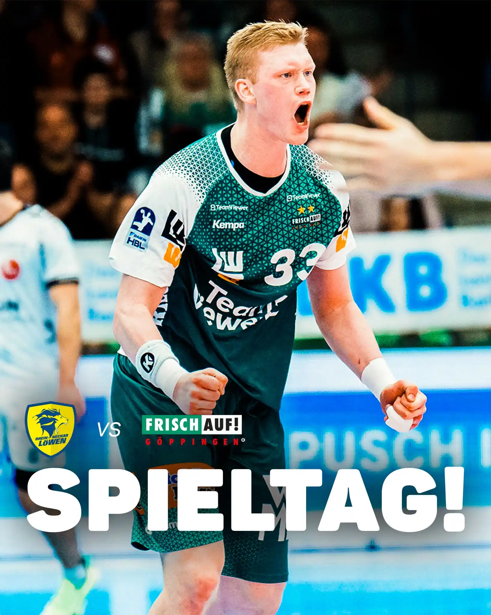 Image from FRISCH AUF! Göppingen: *DERBY-SPIELTAG!*
Heute Abend ist Derbyzeit! Um _19:00 Uhr_ geht’s ...