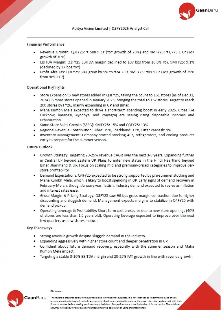 GaanBaru - Affluence Stewardship post