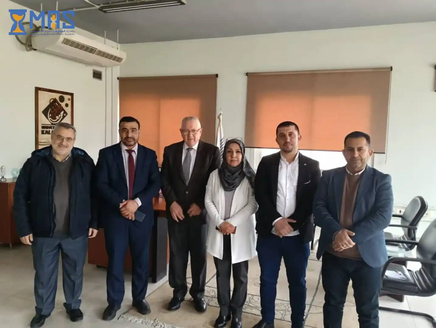 Image from جامعة المعارف للعلوم التطبيقية- سورية: قام وفد أكاديمي من جامعة المعارف للعلوم التطبيقية بزيارة إلى جامعة الق...