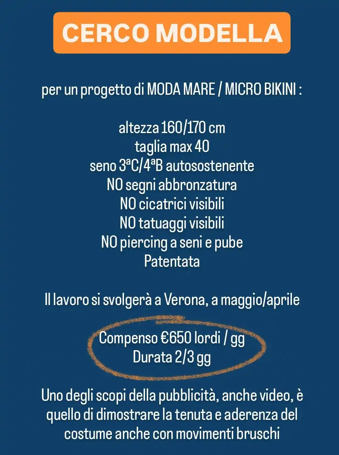 Giulia Zanata Model  post