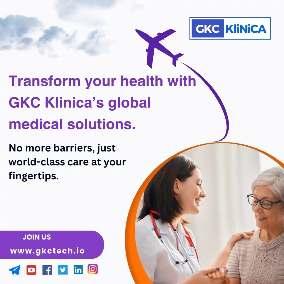 Image from GKC KLINICA - HEALTHCARE PLATFORM: 🌍 Transform Your Health with GKC Klinica! 🏥✨ No more barriers—just ...