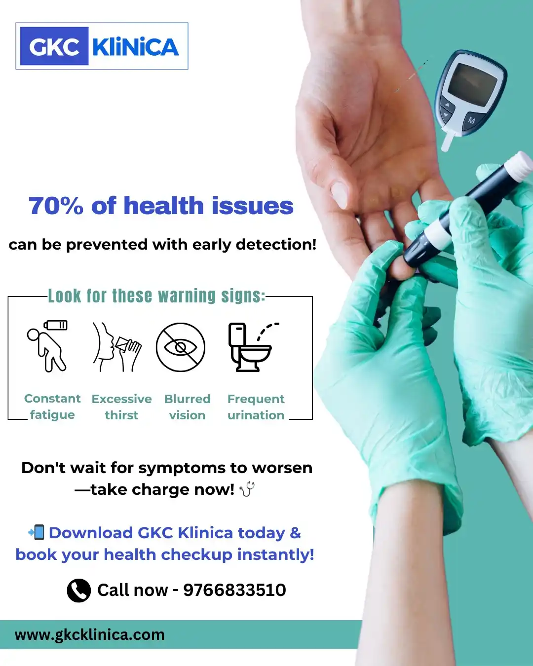 Image from GKC KLINICA - HEALTHCARE PLATFORM: 🩺 Your health, your priority! Don't ignore the signs—early detection ...