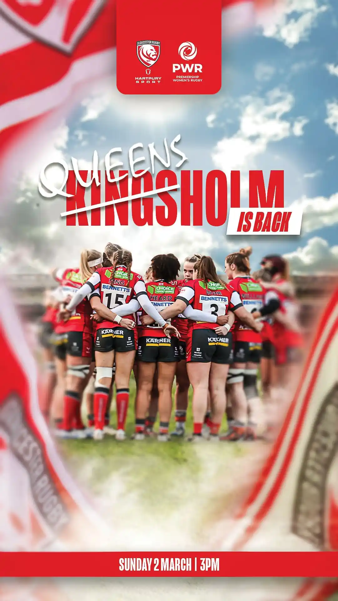 Gloucester Rugby post