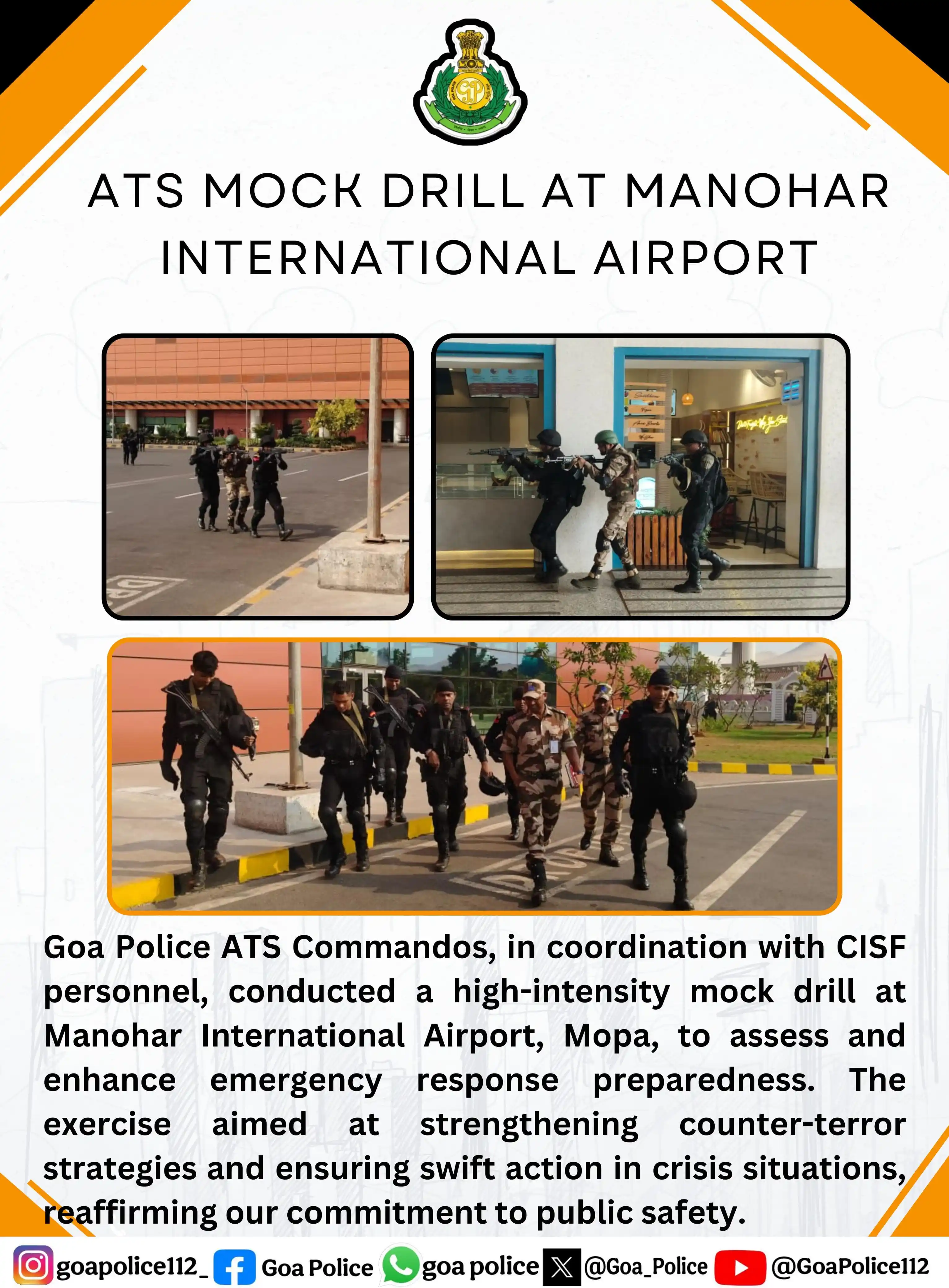 Goa Police post