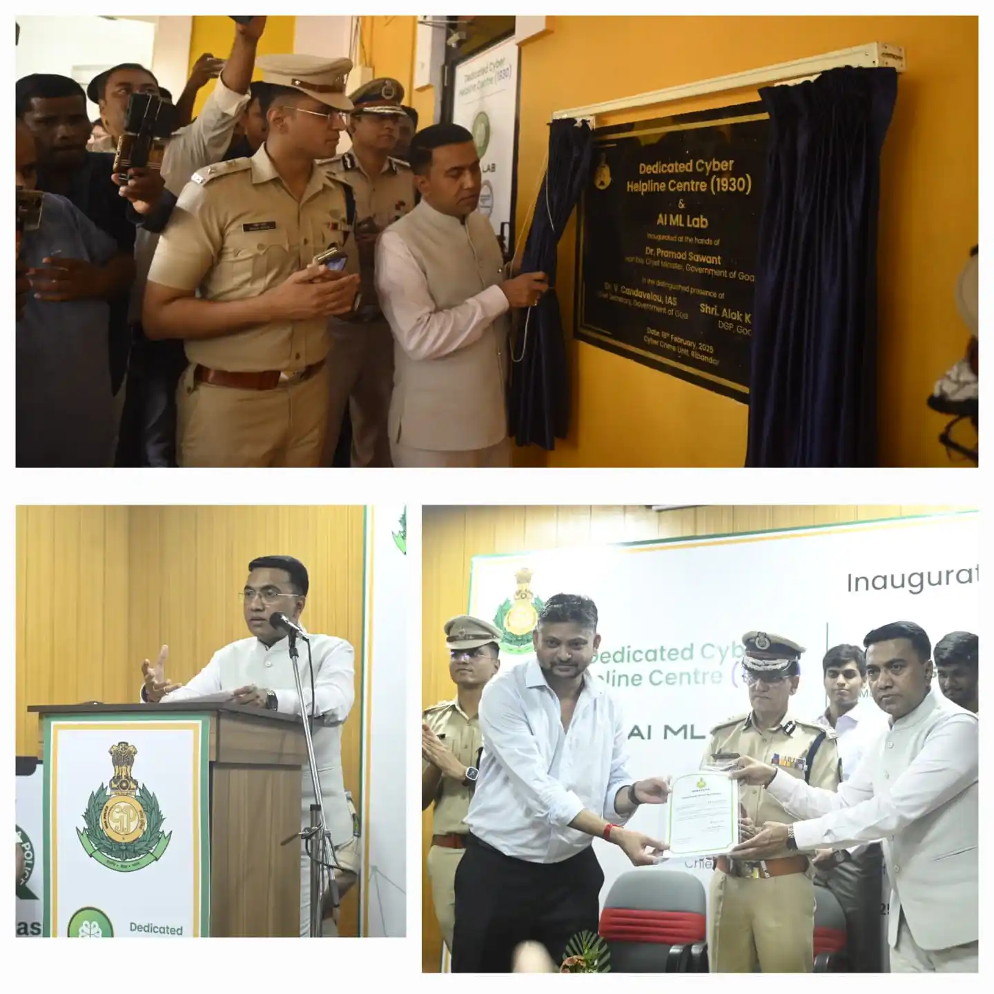 Goa Police post