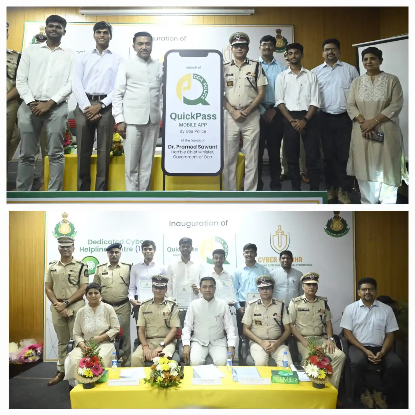 Goa Police post