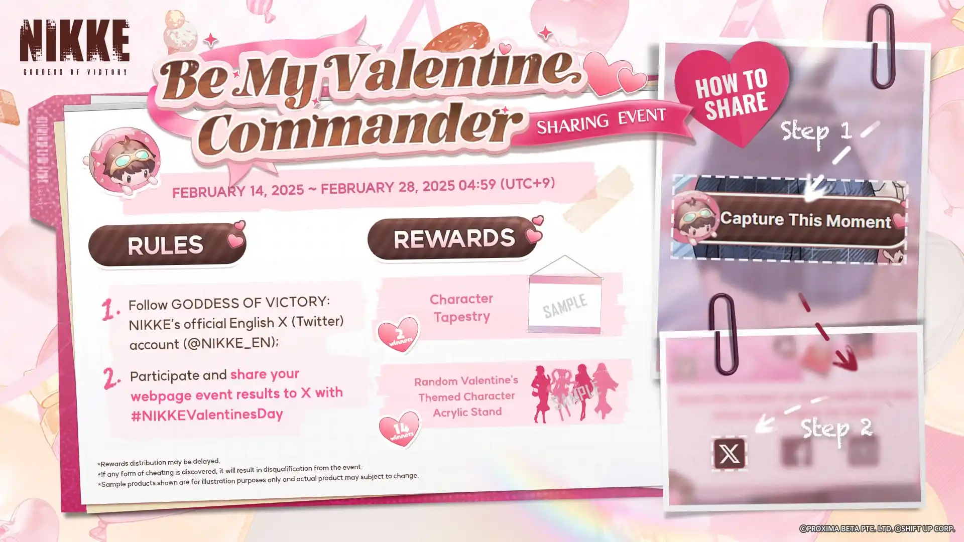Image from GODDESS OFVICTORY:NIKKE: 【Nikkes, Chocolates and Claw Machines Sharing Event】  Commander, are y...