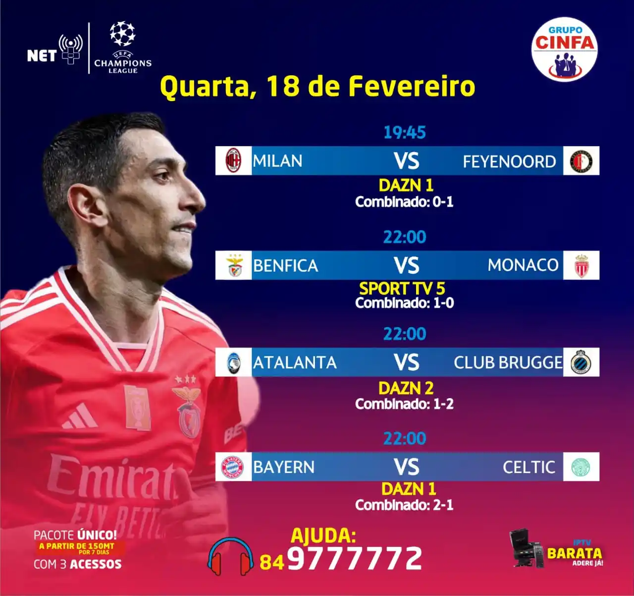 Image from Grupo CINFA: πΊβ½ ππ’π π ππ¨π¬ πππ¦π©ππ¨Μππ¬ π§π πππ+! β½πΊ NΓ£o perca nen...