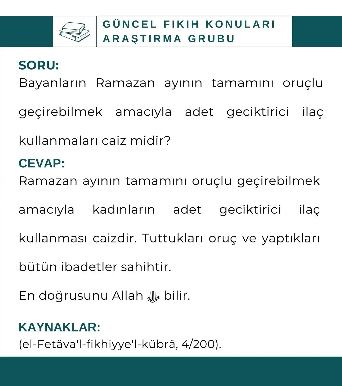 (Güncel Fıkıh Konuları) فقه النوازل  post