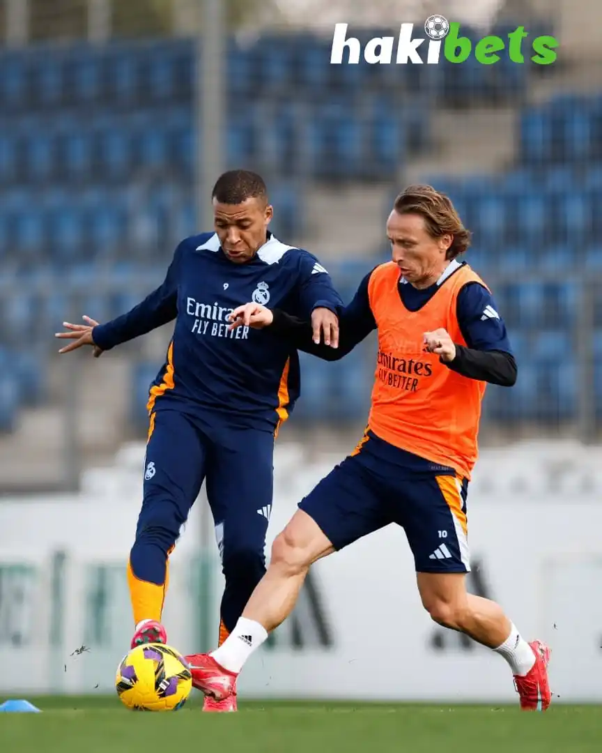Image from Hakibets Kenya: 🙌 Real Madrid begin preparations for the Betis clash! ⚪🔥 Ancelotti’...