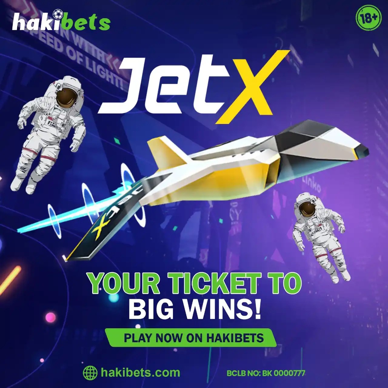 Image from Hakibets Kenya: JetX's on, wallets full! 💵 Hakibets is your one-stop for big wins and...