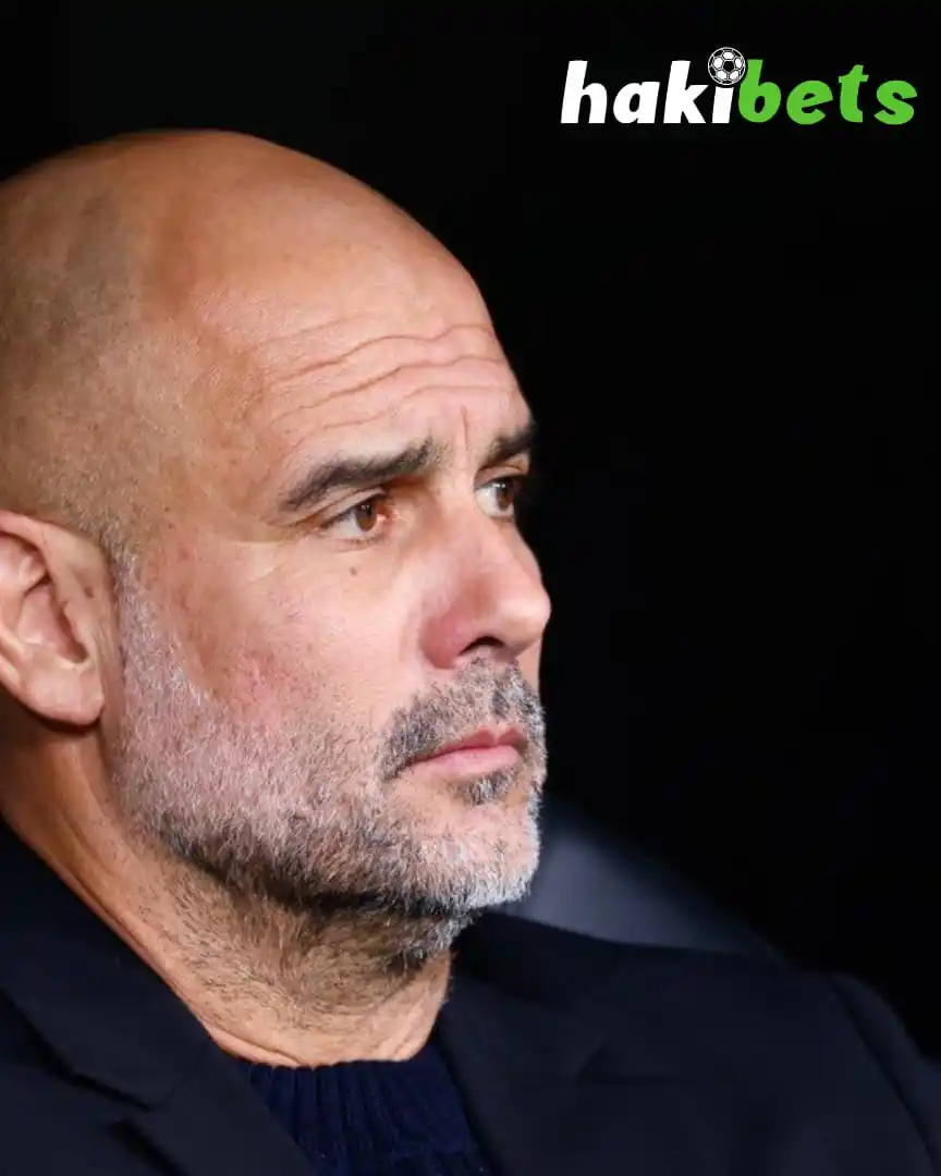Image from Hakibets Kenya: 🚨👀 Pep Guardiola: "Never this season will we be the old Manchester ...