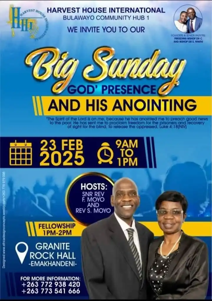 Harvest House International Church (Official) post