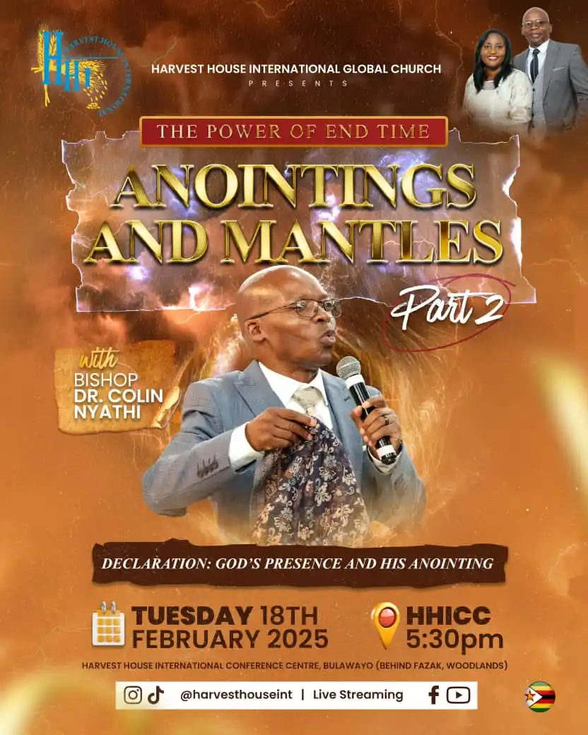 Image from Harvest House International Church (Official): The Power of End-Time Anointing & Mantles – Part 2 🔥✨  Join us tonigh...