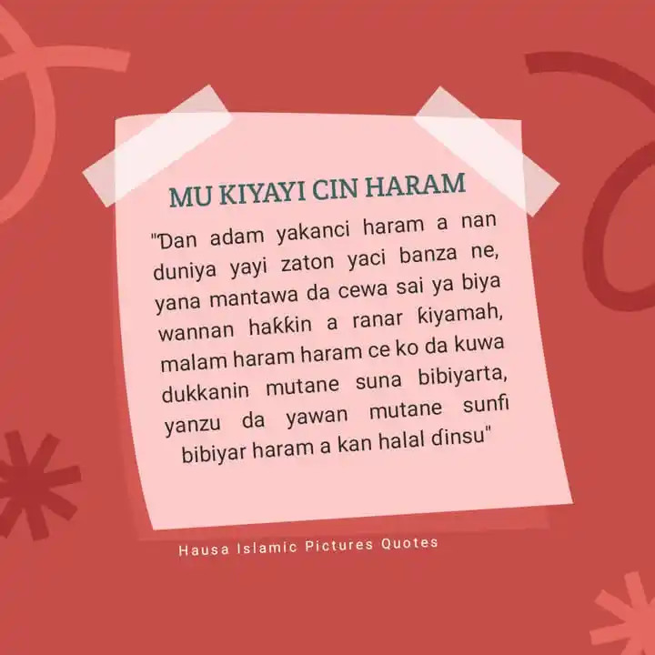 HAUSA ISLAMIC PICTURES QUOTES post
