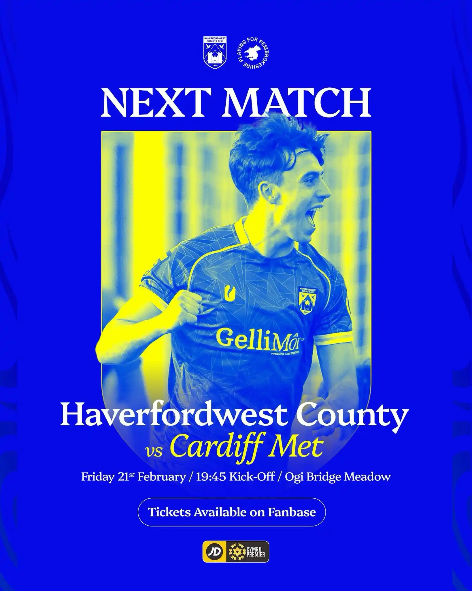 Image from Haverfordwest County AFC: The Bluebirds are back in action this Friday when we take on Cardiff M...