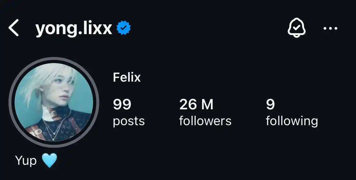 Image from 𝐇𝐘𝐔𝐍𝐋𝐈𝐗 𝐀𝐑𝐂𝐇𝐈𝐕𝐄𝐒 ⋆˚࿔: ᝰ.ᐟ *MENTION STRAYKIDS* ᝰ.ᐟ `update akun X @skzchartdata` Felix kini...