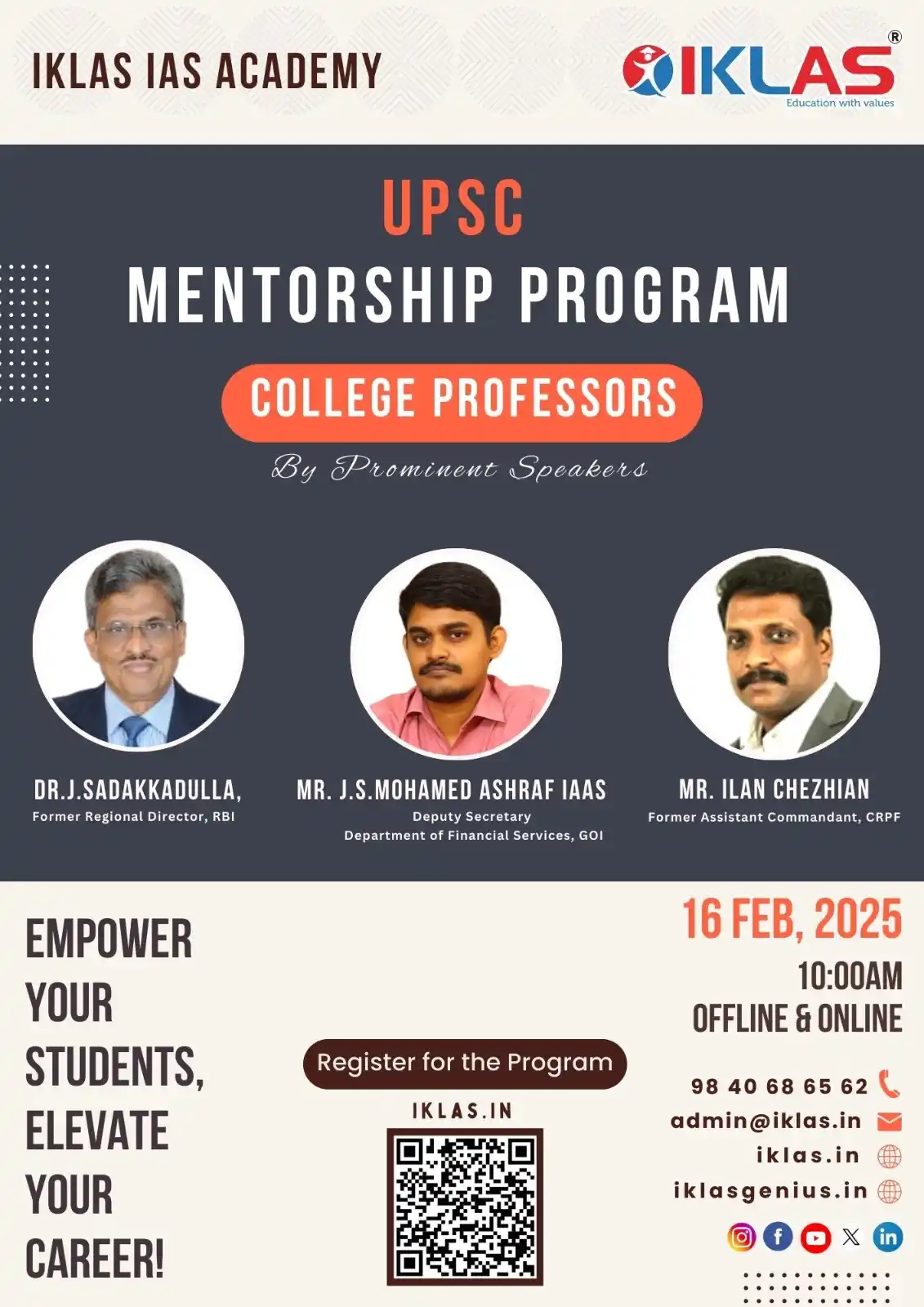 IKLAS IAS ACADEMY post