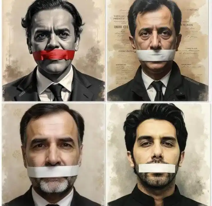 Image from IK🇴𝐟𝐟𝐜𝐢𝐚𝐥 TODAY: *سچ بولنے پر 4 اینکرز کو آف ائیر کر دیا گیا۔* *کاشف عباسی ARY، اکبر ب...
