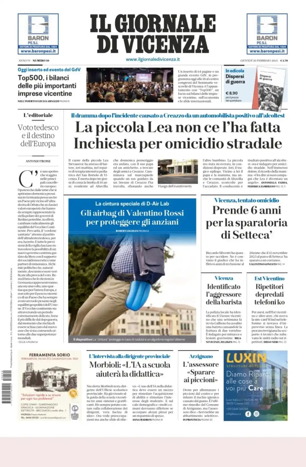 Il Giornale di Vicenza post