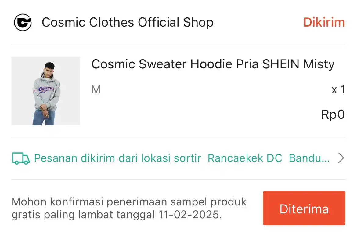 Info Free Sample / Sampel Gratis Shopee post