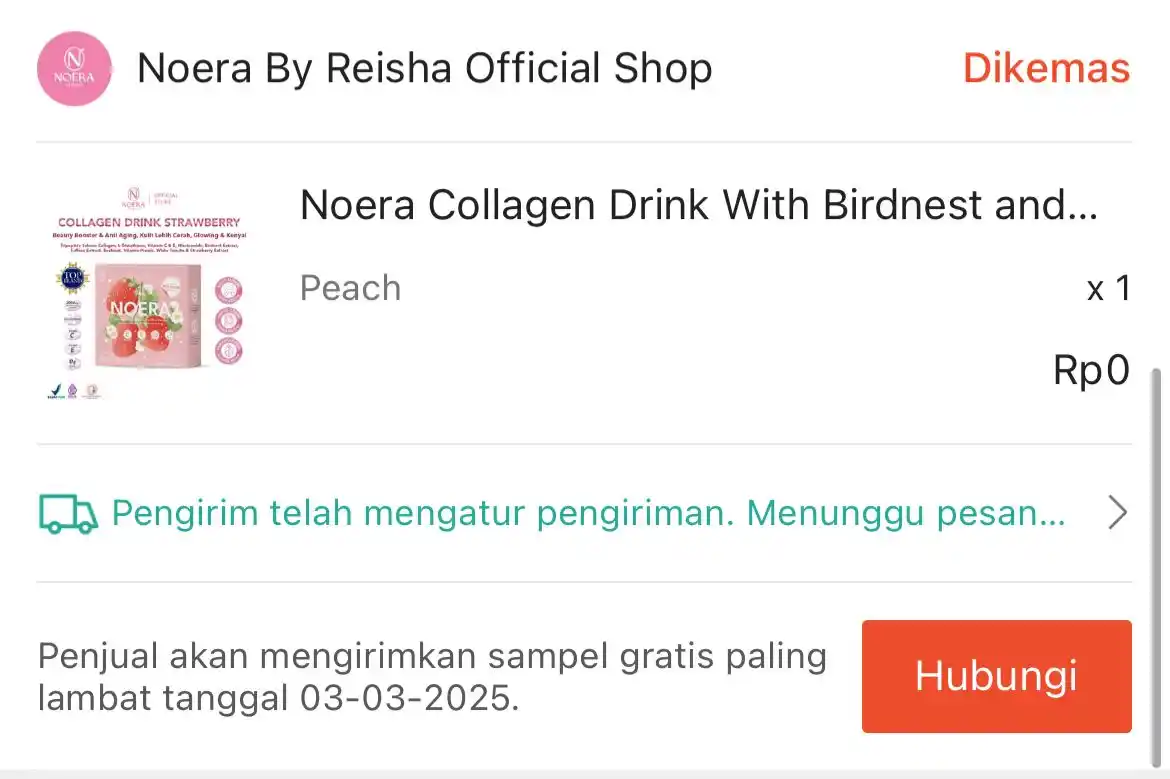 Info Free Sample / Sampel Gratis Shopee post
